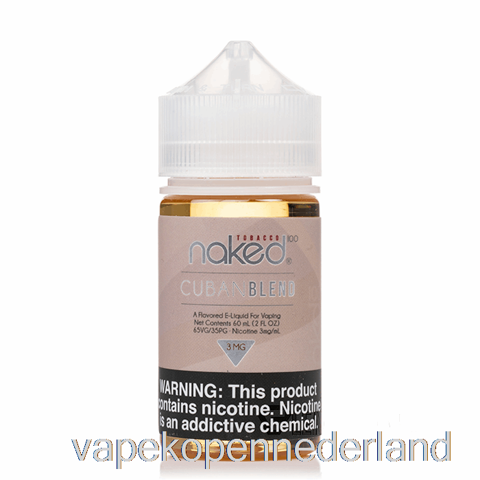 Vape Nederland Cubaanse Blend - Naakt 100 Tabak - 60ml 12mg